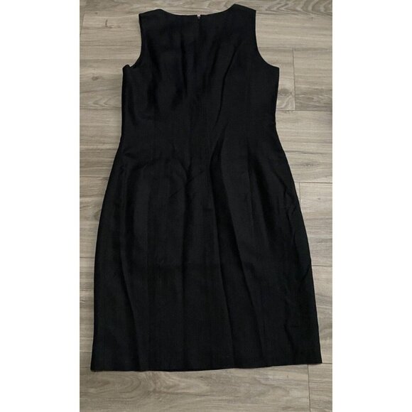 Women's PREVIEW COLLECTION BLACK SLEEVELESS DRESS Size 10 MIDI Chic - Picture 9 of 15
